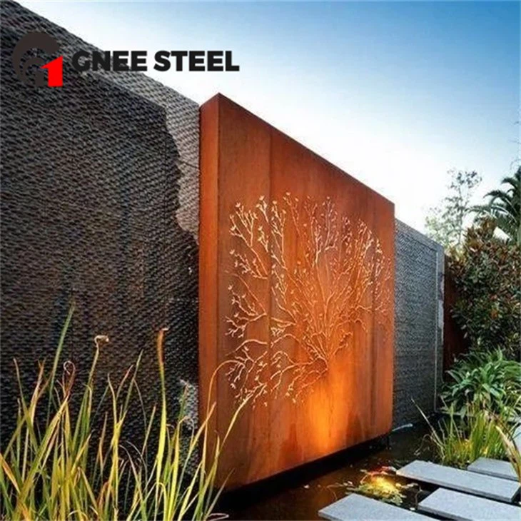 corten steel panel